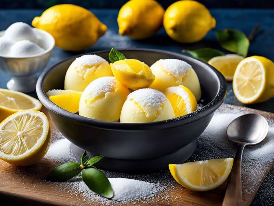 Sorbet citron et madeleines : l'accord rafraîchissant à essayer !