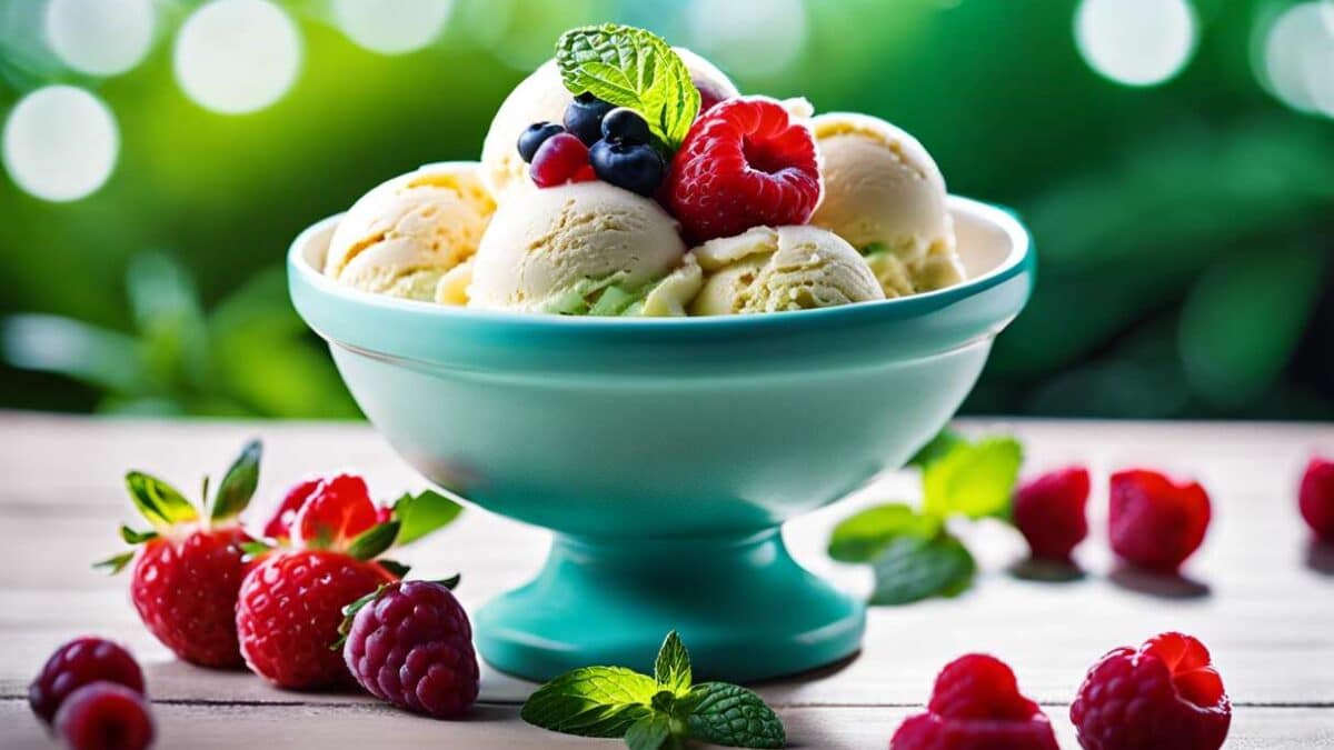 Plaisir gourmand : les meilleurs substituts de crème pour glaces véganes