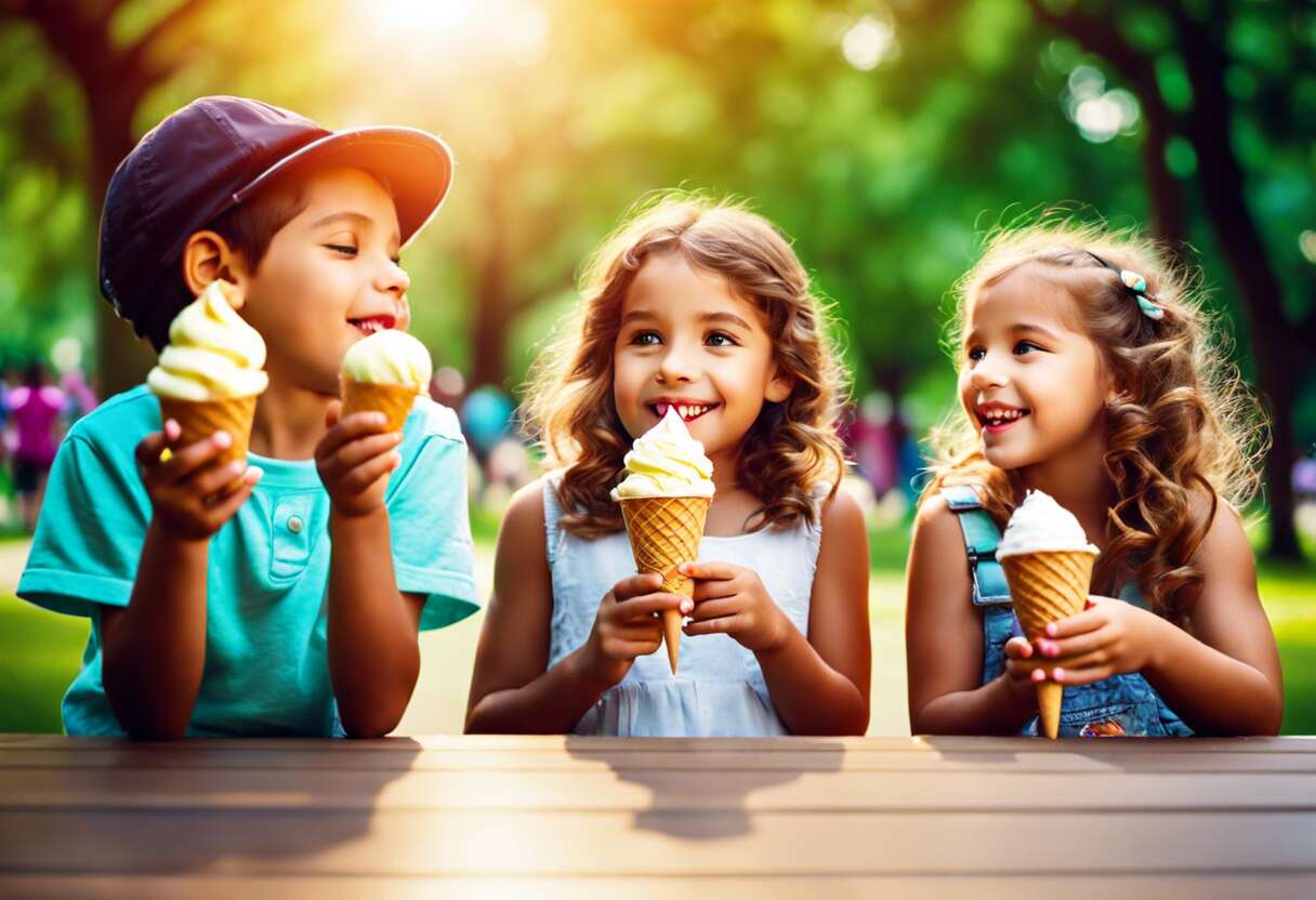 Les saveurs glacées préférées des bambins : un univers de goûts à découvrir