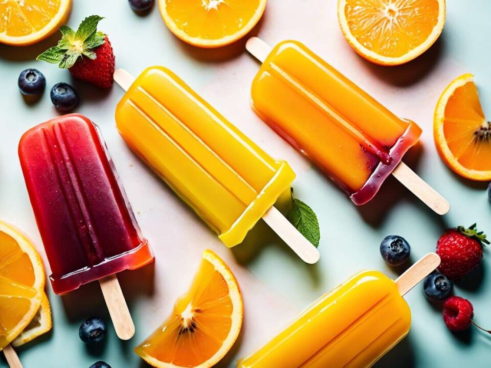 Bâtonnets glacés aux fruits : la collation estivale saine et fun