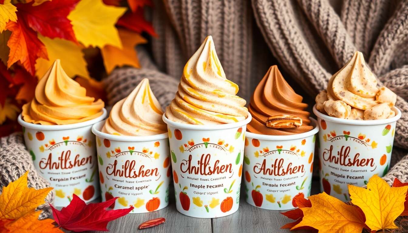 Quelles sont les meilleures saveurs de glaces pour savourer l'automne ?