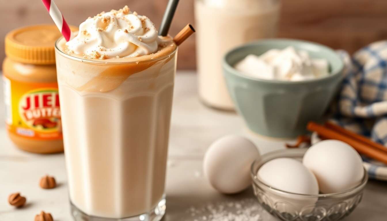 L'alliance surprenante du beurre de cacahuète dans un milkshake crémeux à souhait