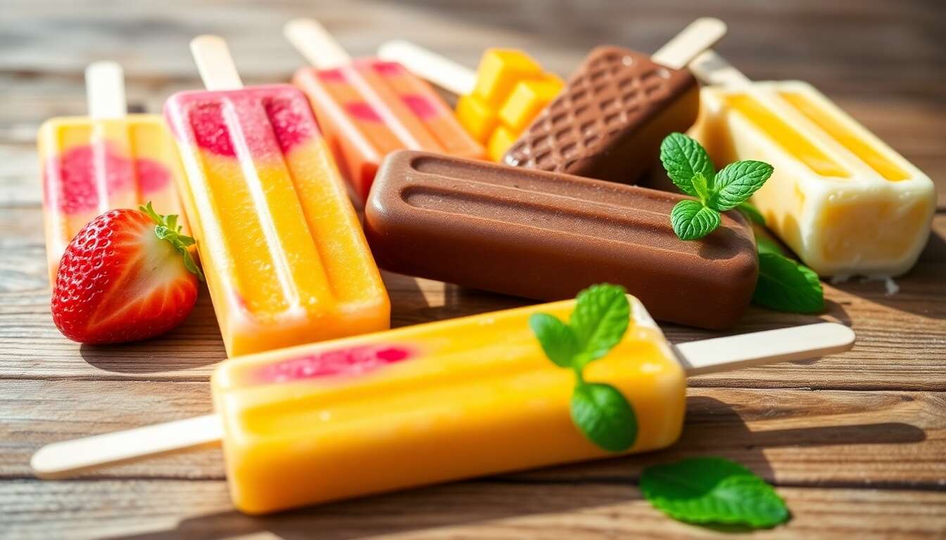 Rafraîchissement garanti : top des parfums de glace sur bâton pour l'été