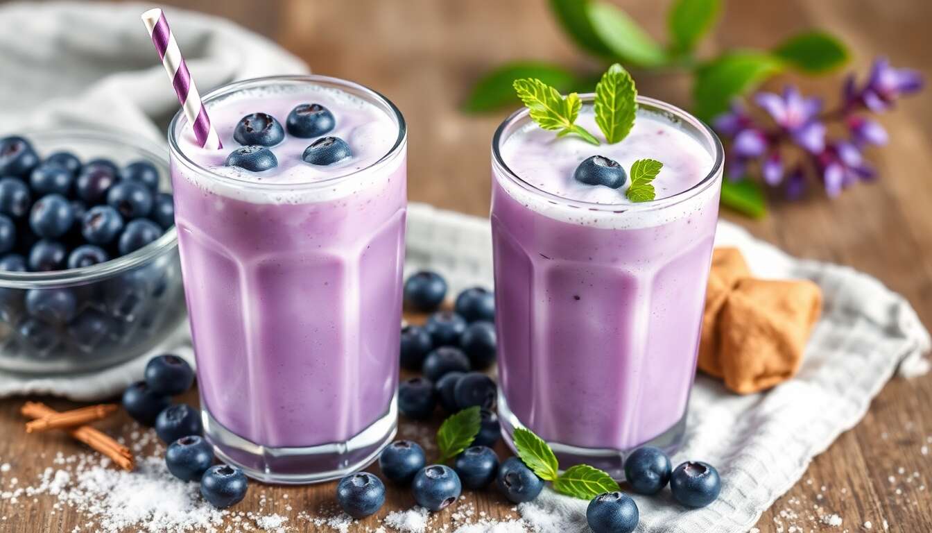 Recette secrète de grand-mère : le milkshake aux myrtilles sauvages