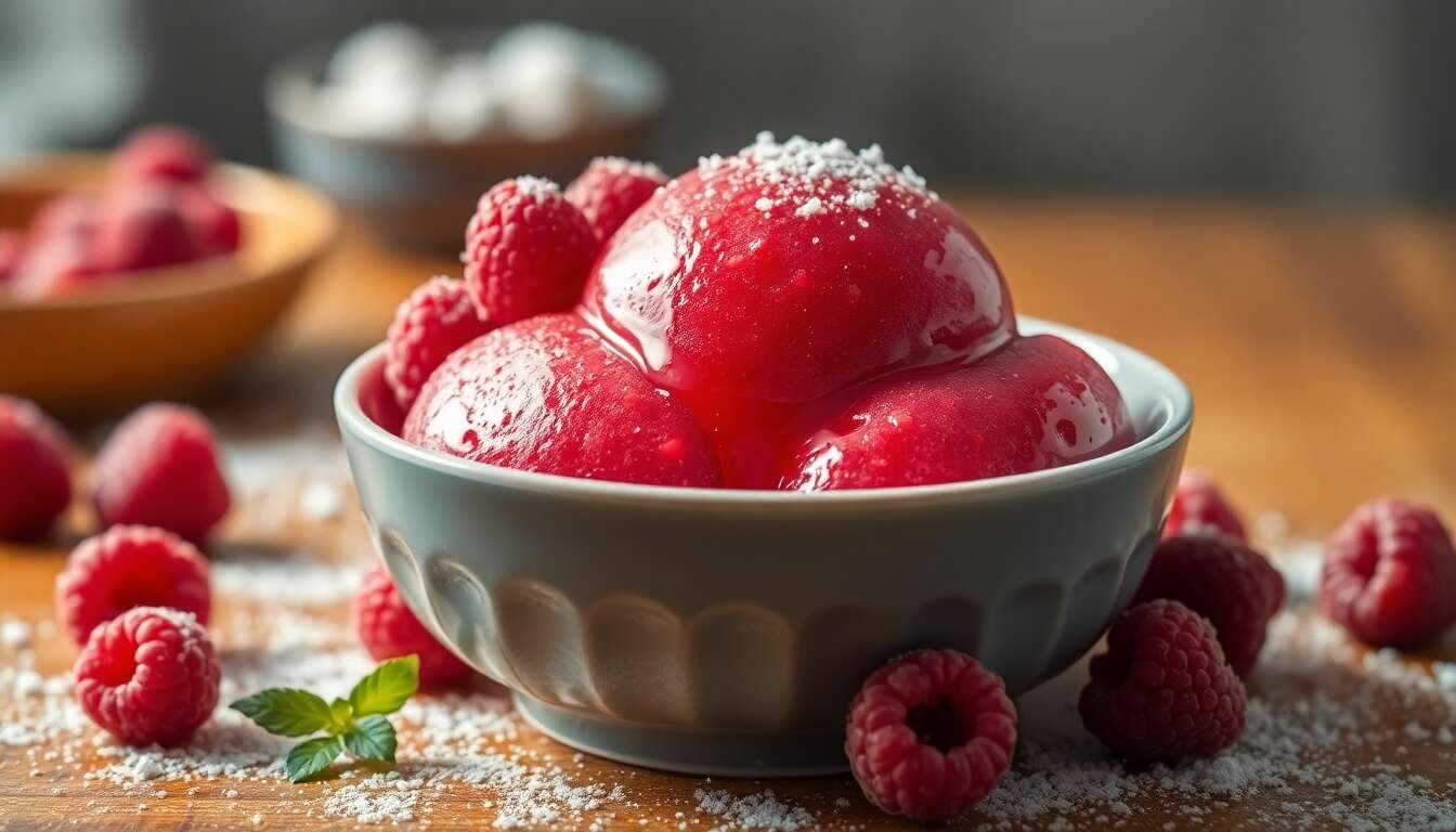 Sorbet Fruité Express au Robot de Cuisine