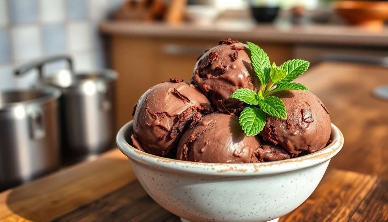 Recette gourmande : glace au chocolat maison Recette gourmande : glace au chocolat maison