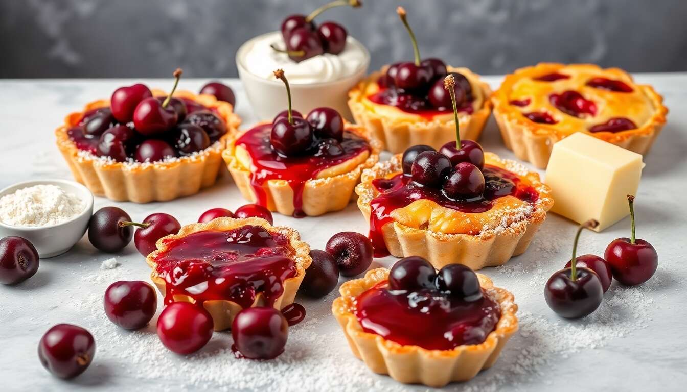Desserts gourmands aux cerises : clafoutis, tartes et plus