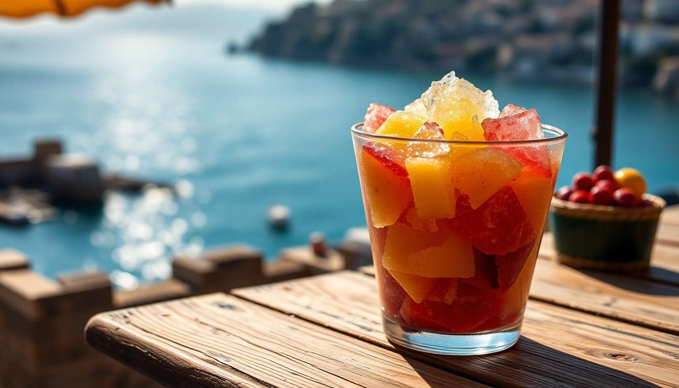Granita : délices glacés siciliens inoubliables
