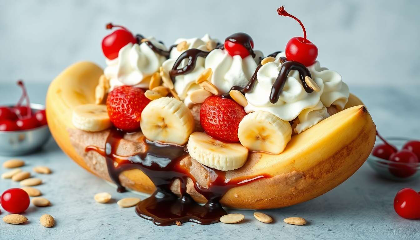 Recette Traditionnelle du Banana Split