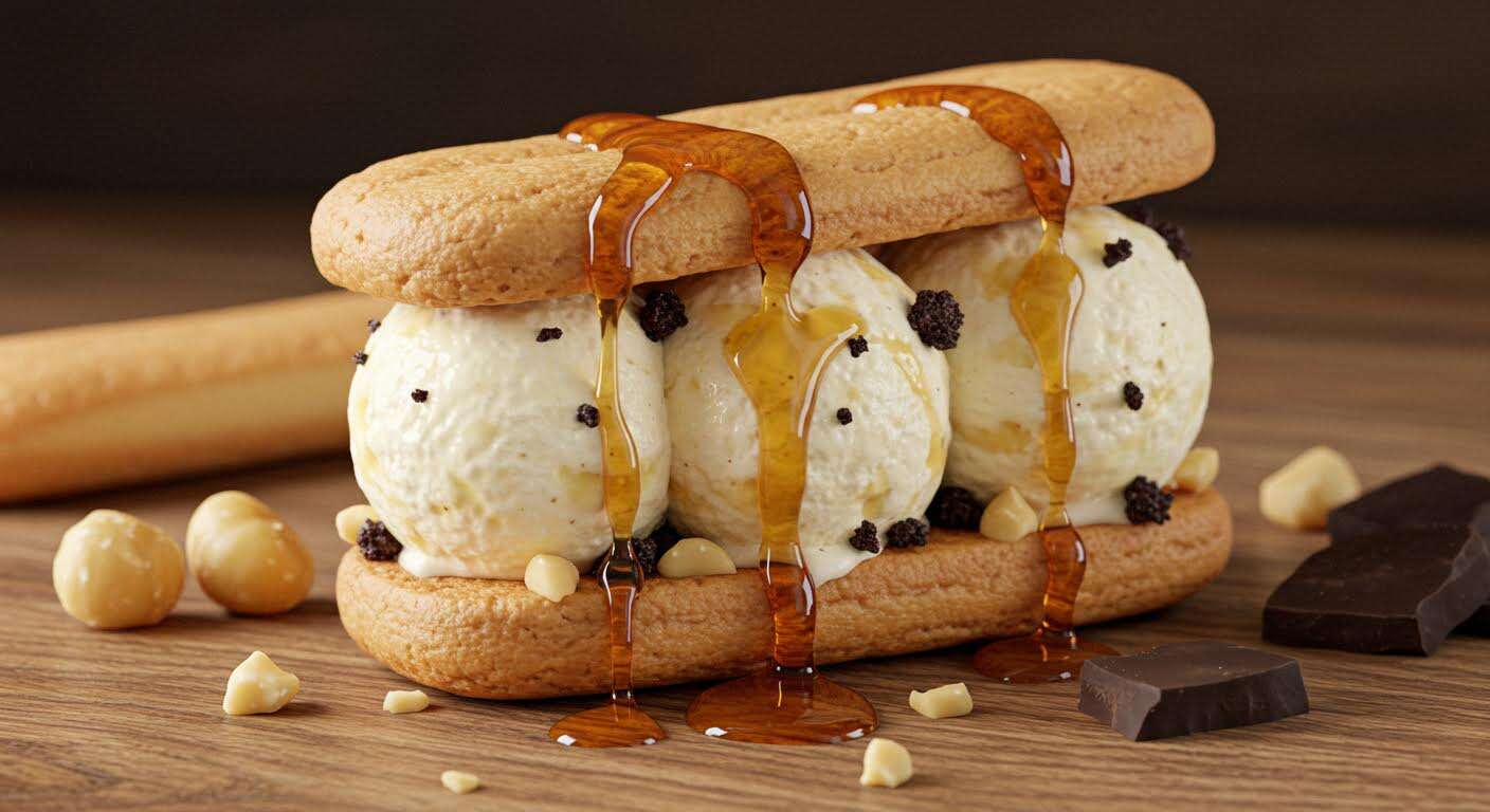 Oubliez le cornet, cette recette de sandwichs glacés maison est bien meilleure et plus originale.