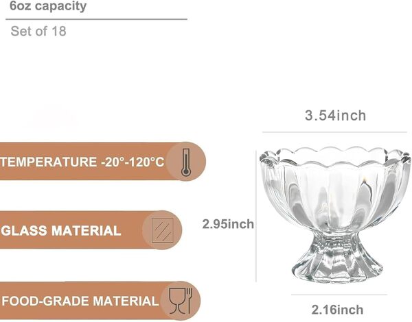 DNIENKGE Lot de 6 verres à boisson glacée vintage de 177 ml avec base lourde, tasses à boire pour vin, soda, jus, cocktail, fête, restaurant, bar (6 pièces)