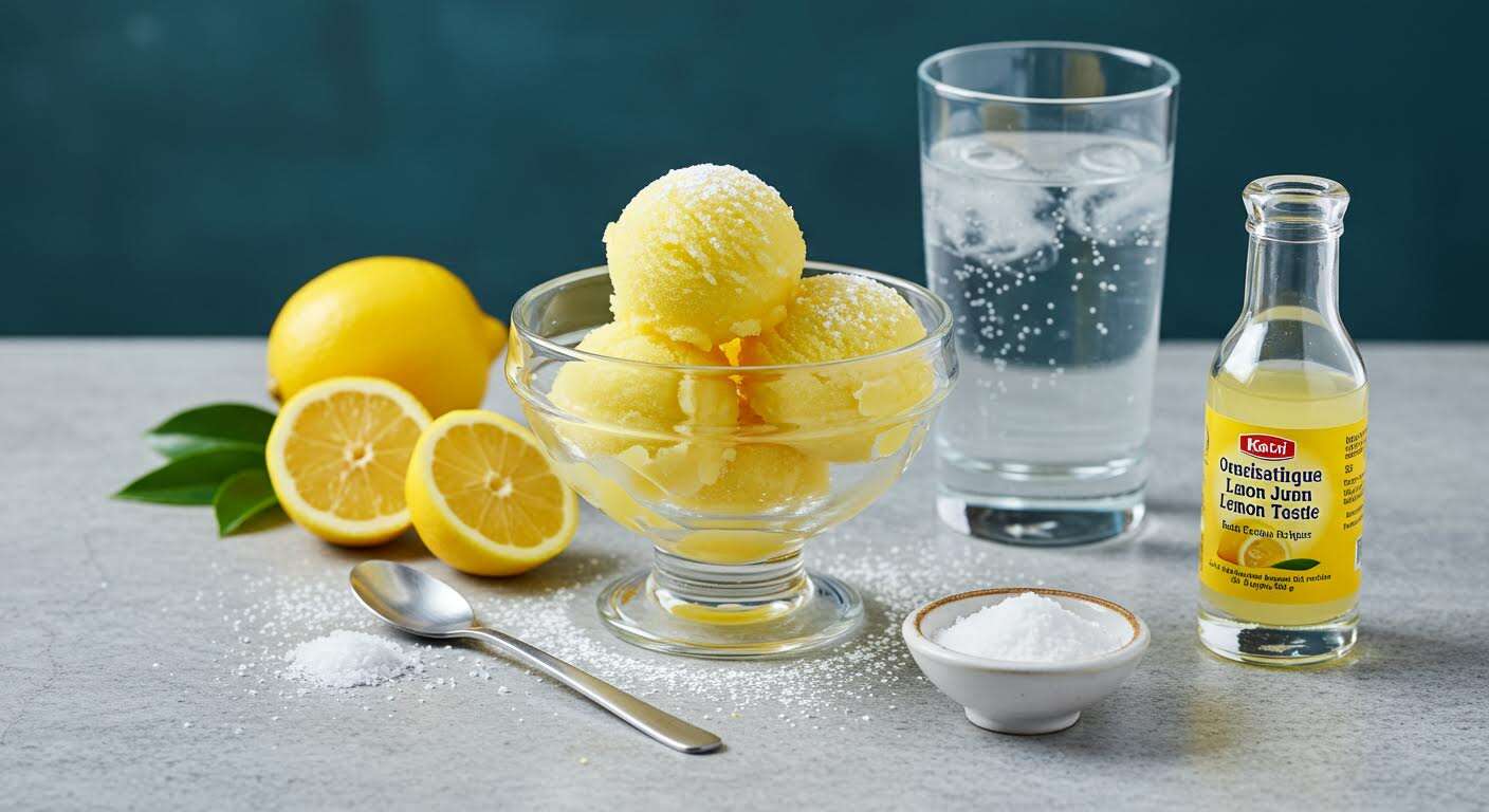 Le secret d'un sorbet au citron ultra-lisse et sans cristaux, avec un simple mixeur
