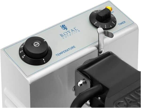 Royal Catering RCWM-1200-R1 Gaufrier professionnel rond 1200 W Gaufrier professionnel rond Gaufrier professionnel rotatif