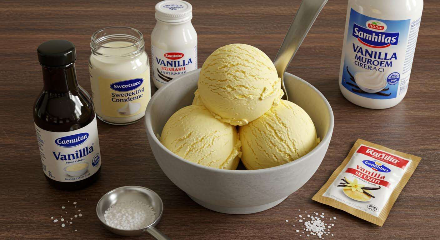 Glace vanille intense maison : onctueuse à souhait, sans sorbetière et prête en 5 minutes pour un délice express