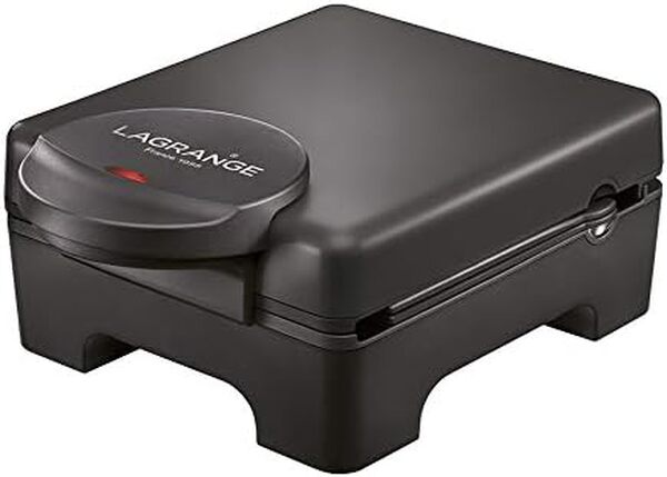 LAGRANGE Gaufrier Tart'Gaufres, 1070W, 3 jeux de plaques inclus, gaufres avec grosses alvéoles d’un côté et surface lisse pour tartiner de l’autre, Plaques amovibles, Multifonction, 029424