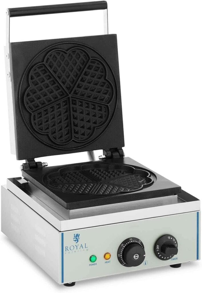 Test du gaufrier cœur Royal Catering RCWM-1500-H : performance et design