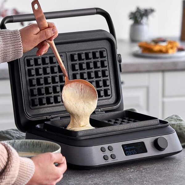 SPRINGLANE Gaufrier belge électrique Wanda 1600 W appareil à gaufres machine à croques