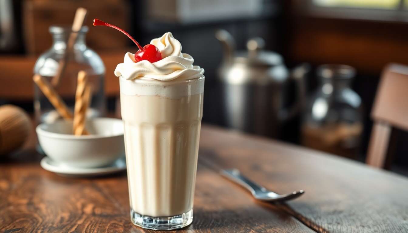 Recette : le classique milkshake &agrave; la vanille
