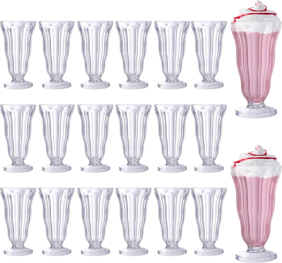 Avis sur les verres à milkshake Mifoci vintage et incassables