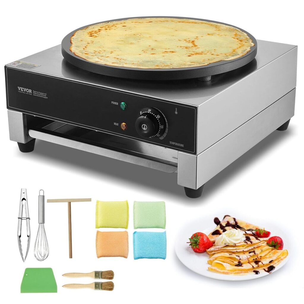 Test de la crêpière VEVOR 40 cm : puissance et performance au rendez-vous