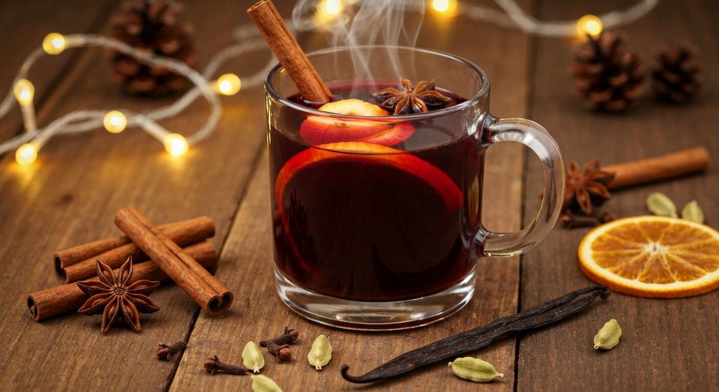 Recette de Vin Chaud aux Épices de Noël