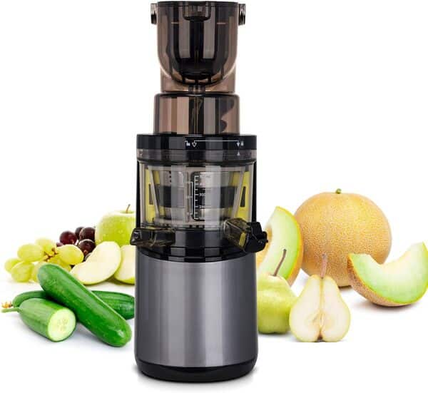 Extracteur De Jus BioChef Axis Cold Press – 60 Tr/min, Grande Ouverture, Rouge, Occasion