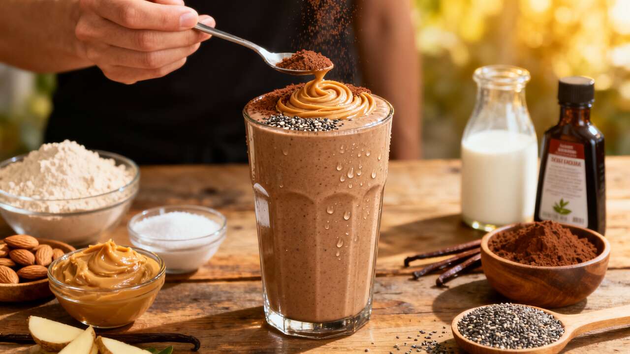 Smoothie Protéiné à IG Bas : recette Santé
