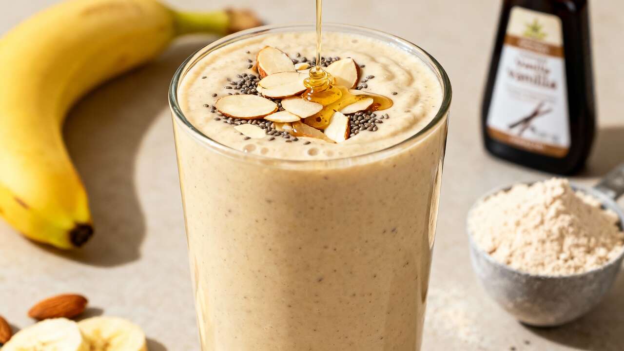 Smoothie protéiné au lait d'amandes : recette santé
