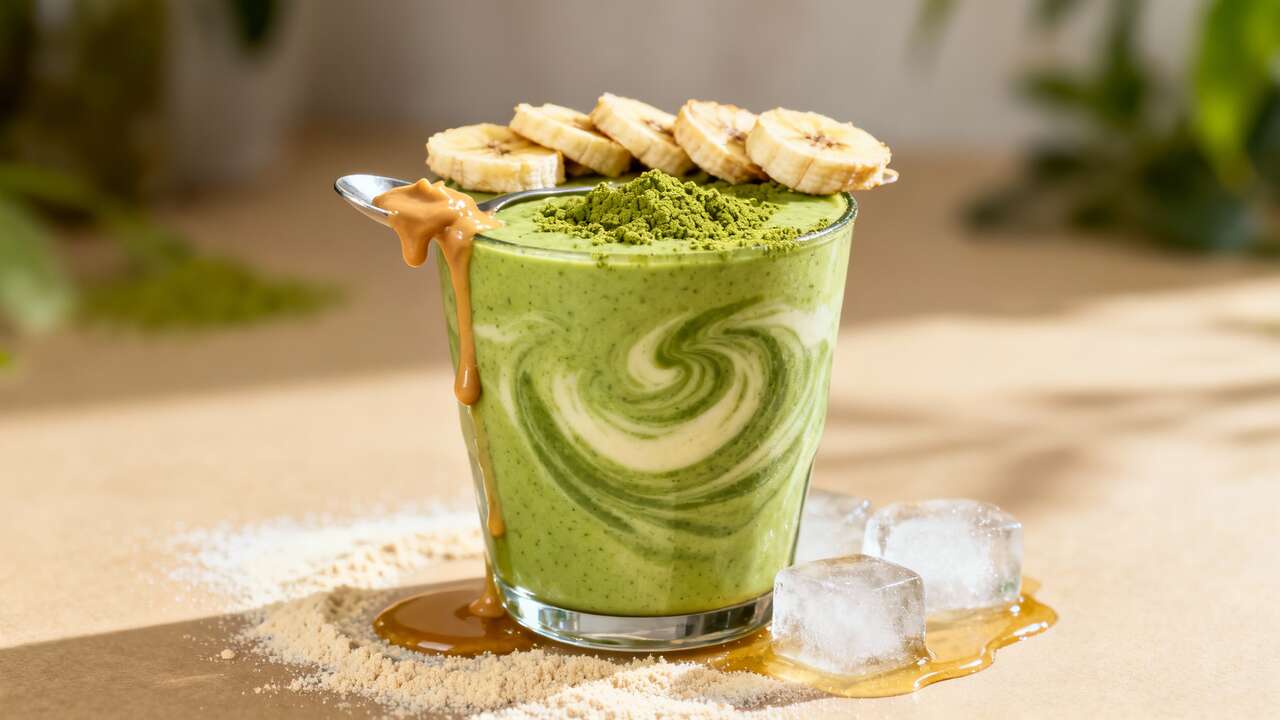 Smoothie Pré-Workout au Matcha : recette Énergisante