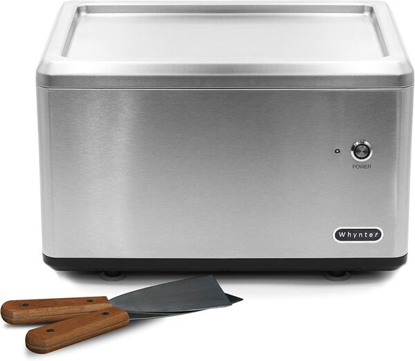 Whynter ICR-300SS Machine à glace roulée en acier inoxydable avec compresseur 0,5 l