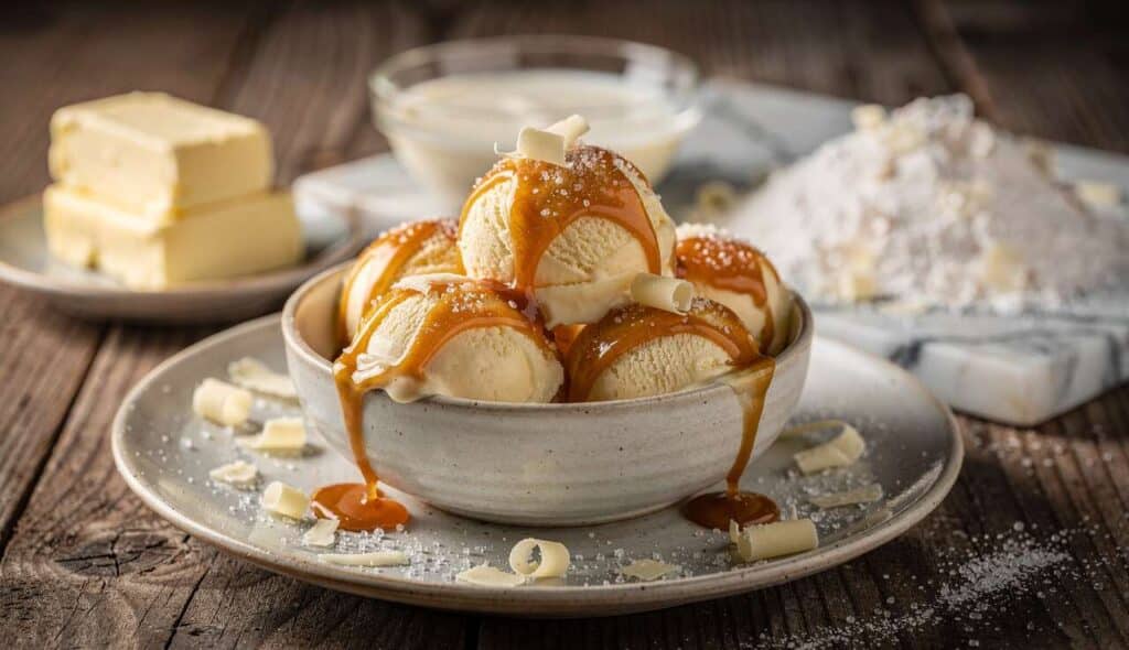 Merveilleux glace au caramel beurre salé : recette délicieuse et facile
