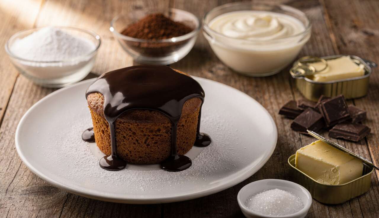 Gâteau glacé au café : recette de meringues sauce chocolat