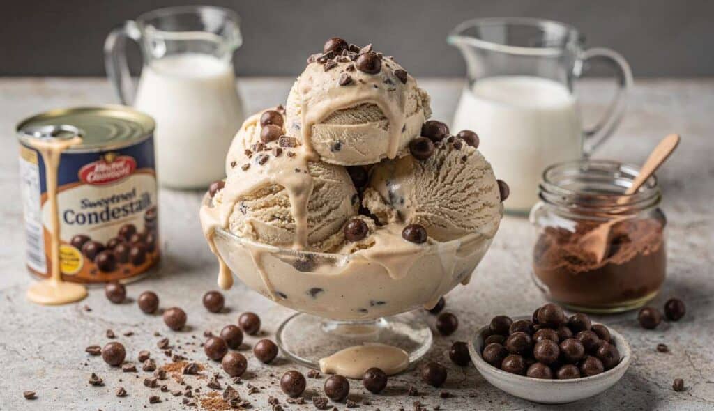 Recette de glace maltée aux Maltesers maison