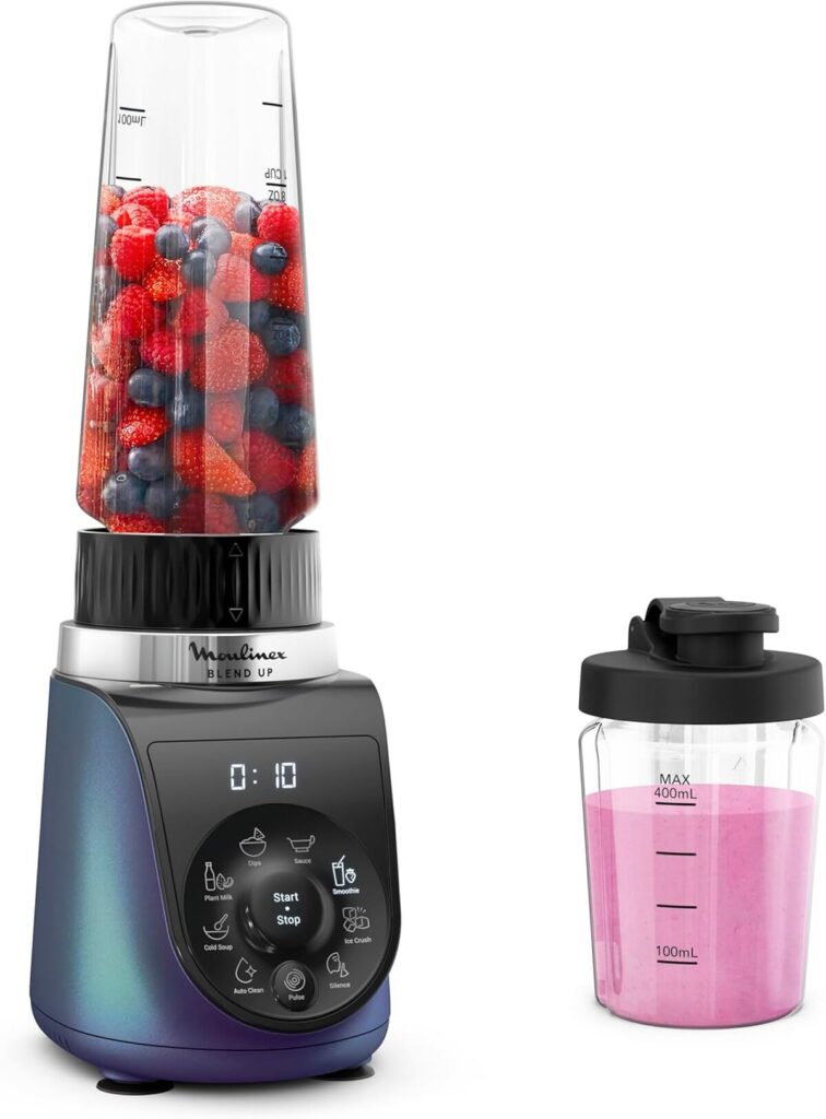 Test : moulinex Blend Up, blender 1000W, 8 programmes