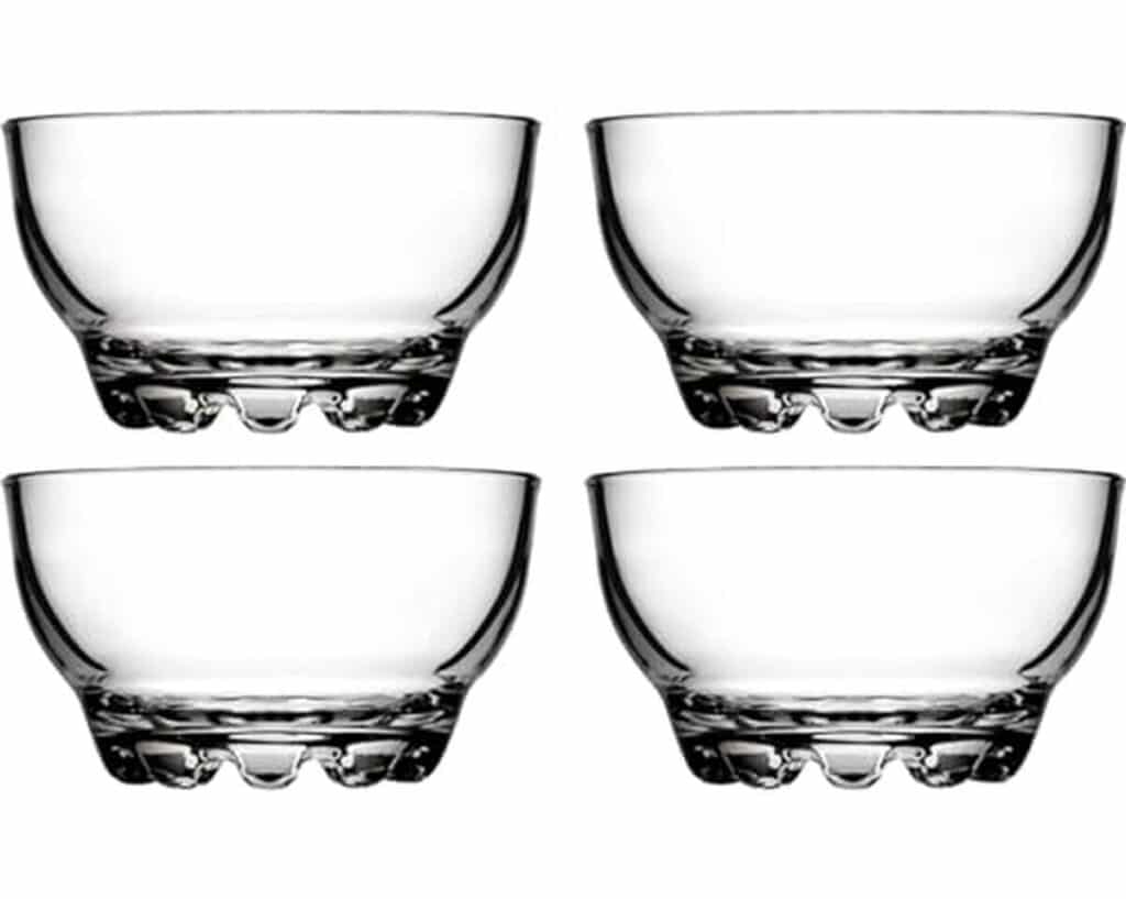 Avis : petits bols en verre bohème