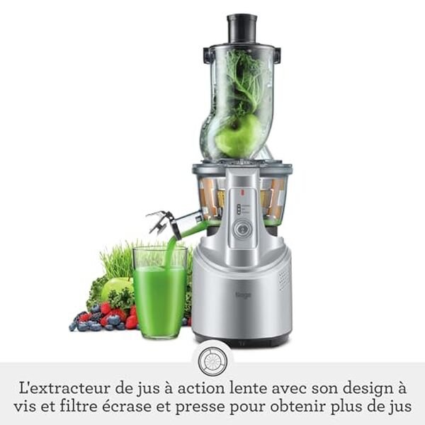 Découvrez les avantages et performances du presse-agrumes Sage The Big Squeeze argent : efficacité, design et utilisation au quotidien pour des jus frais et délicieux.