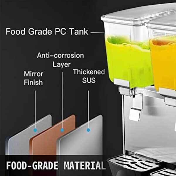 Découvrez l'efficacité et la polyvalence du distributeur de jus Vevor 12L pour équiper votre cuisine. Profitez d'un appareil performant pour toutes vos boissons.