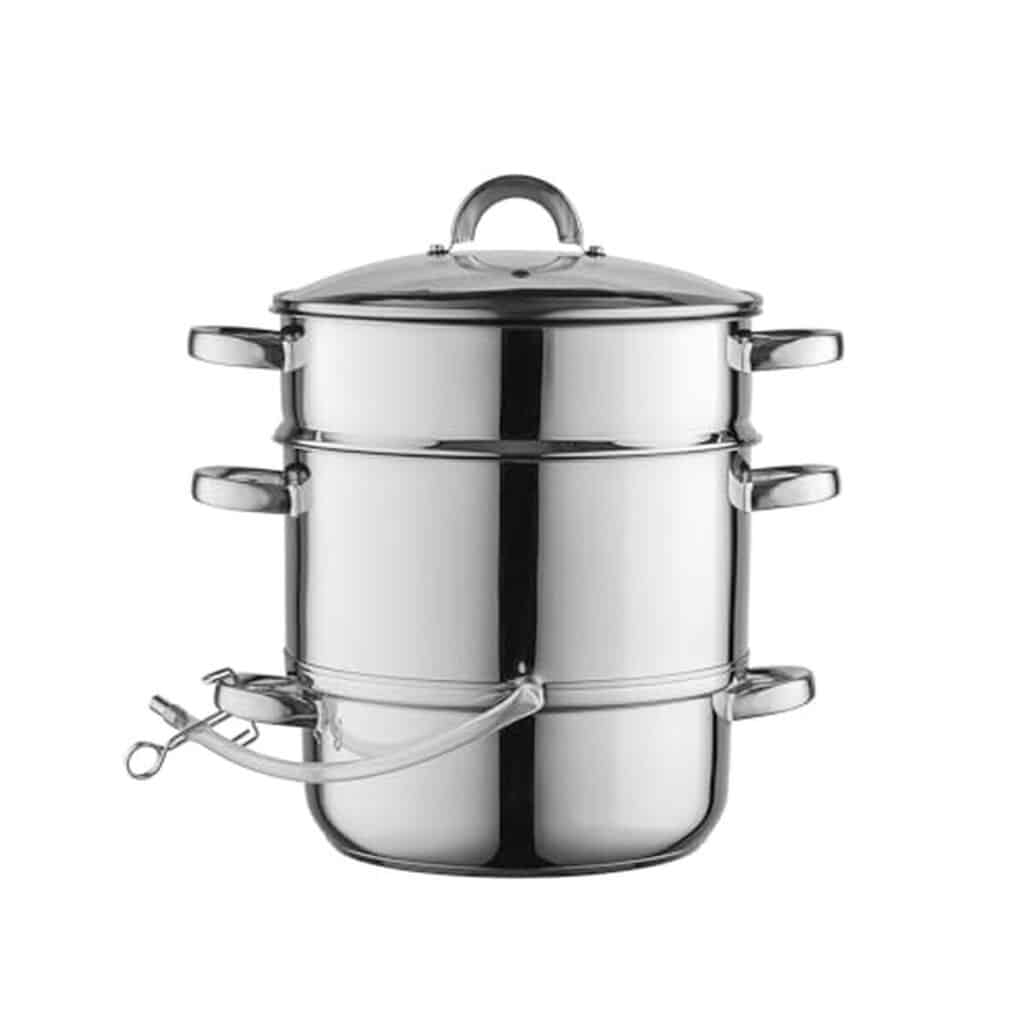 Test extracteur de jus FLORINA : modèle à vapeur inox 7 l