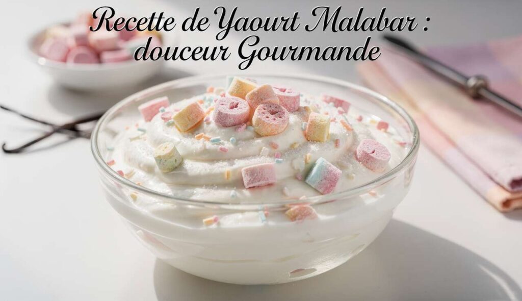 Recette de Yaourt Malabar : douceur Gourmande