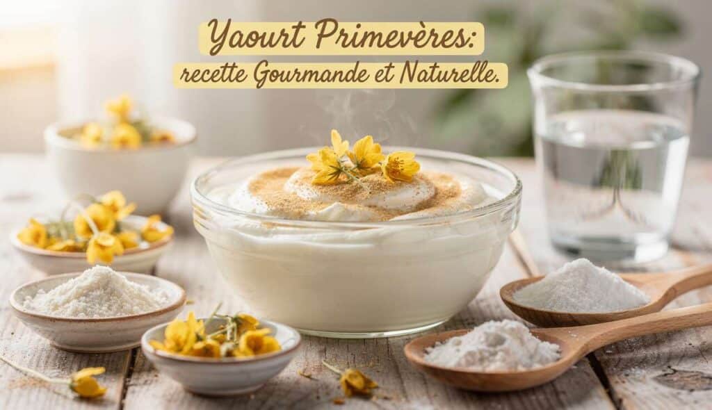 Yaourt Primevères : recette Gourmande et Naturelle