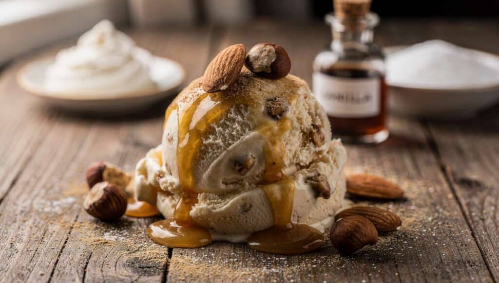 Recette de glace au praliné maison