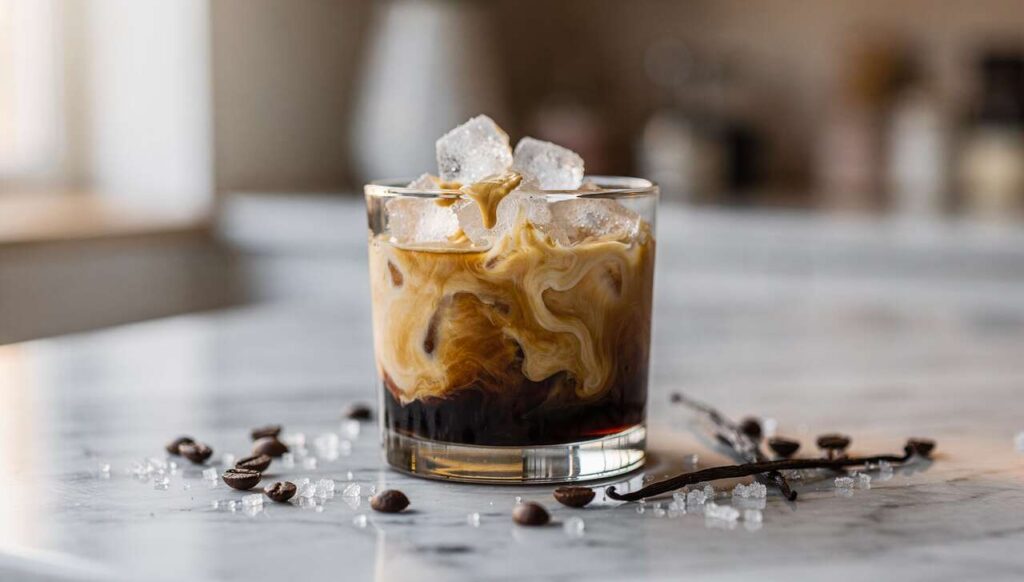 Recette de shakerato : cocktail café glacé raffiné