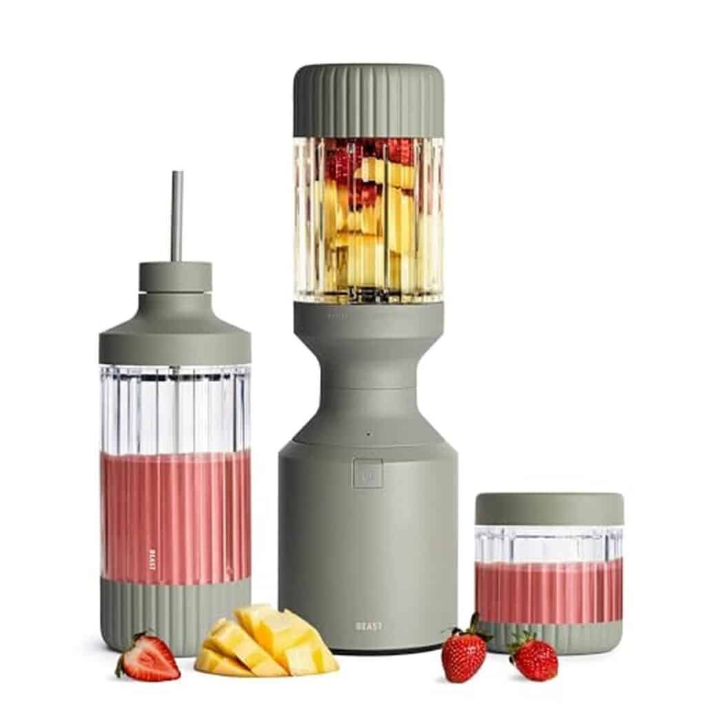 Test du blender Beast 1200W : mixeur performant avec bouteilles portables