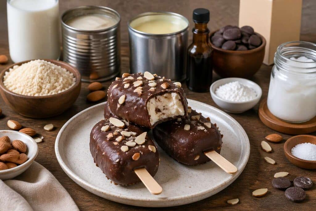 Recette de glace magnum lait amande maison