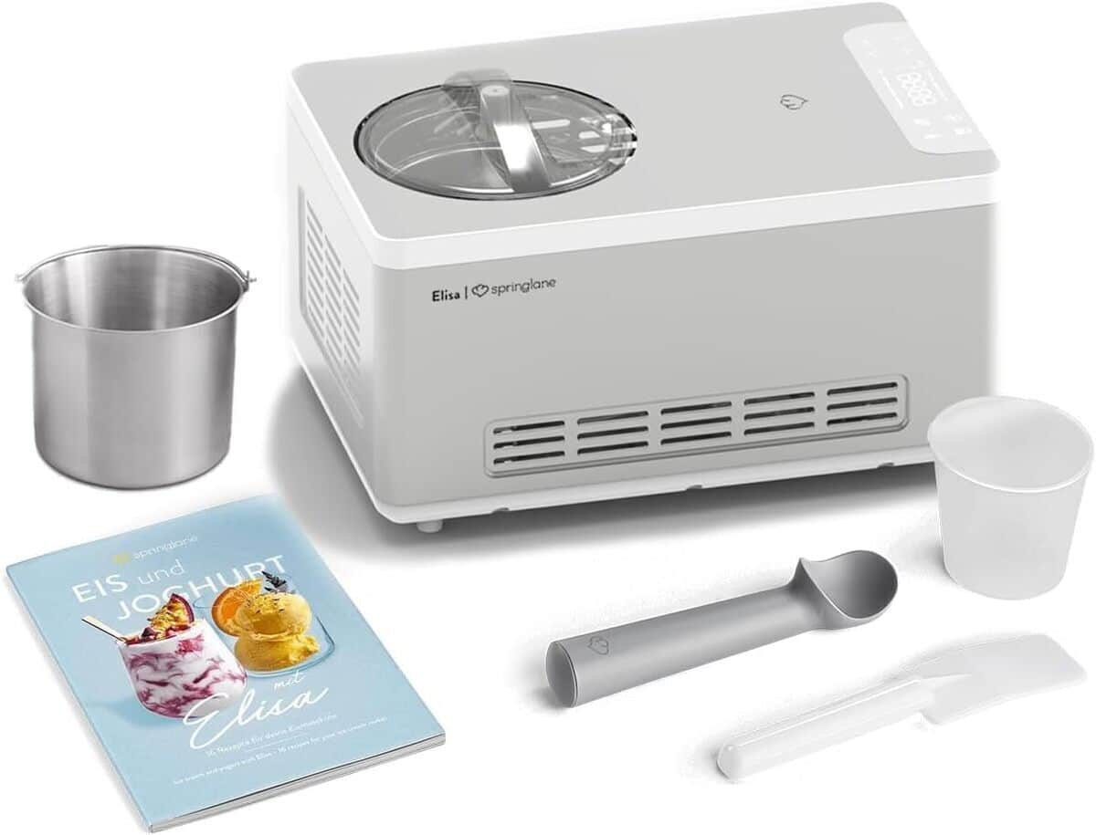 Test de la sorbetière et yaourtière Springlane Elisa 2, 0 L 180 W