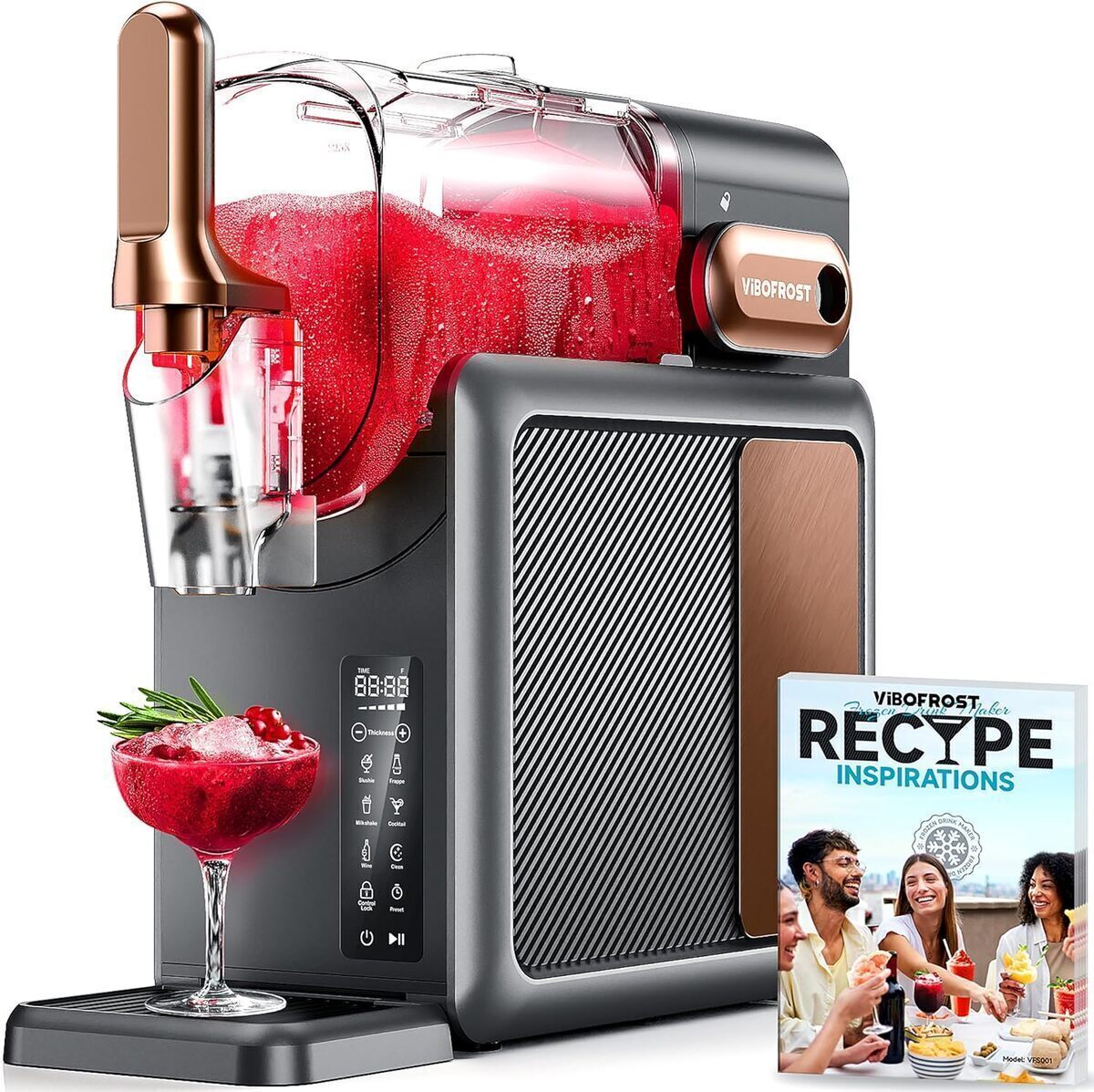 Test De La Vibofrost Slushie Machine 9 En 1 : efficacité Et Polyvalence