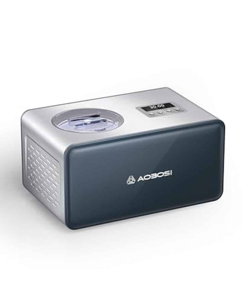 Test machine à crème glacée Aobosi 2 L : délicieuses glaces maison