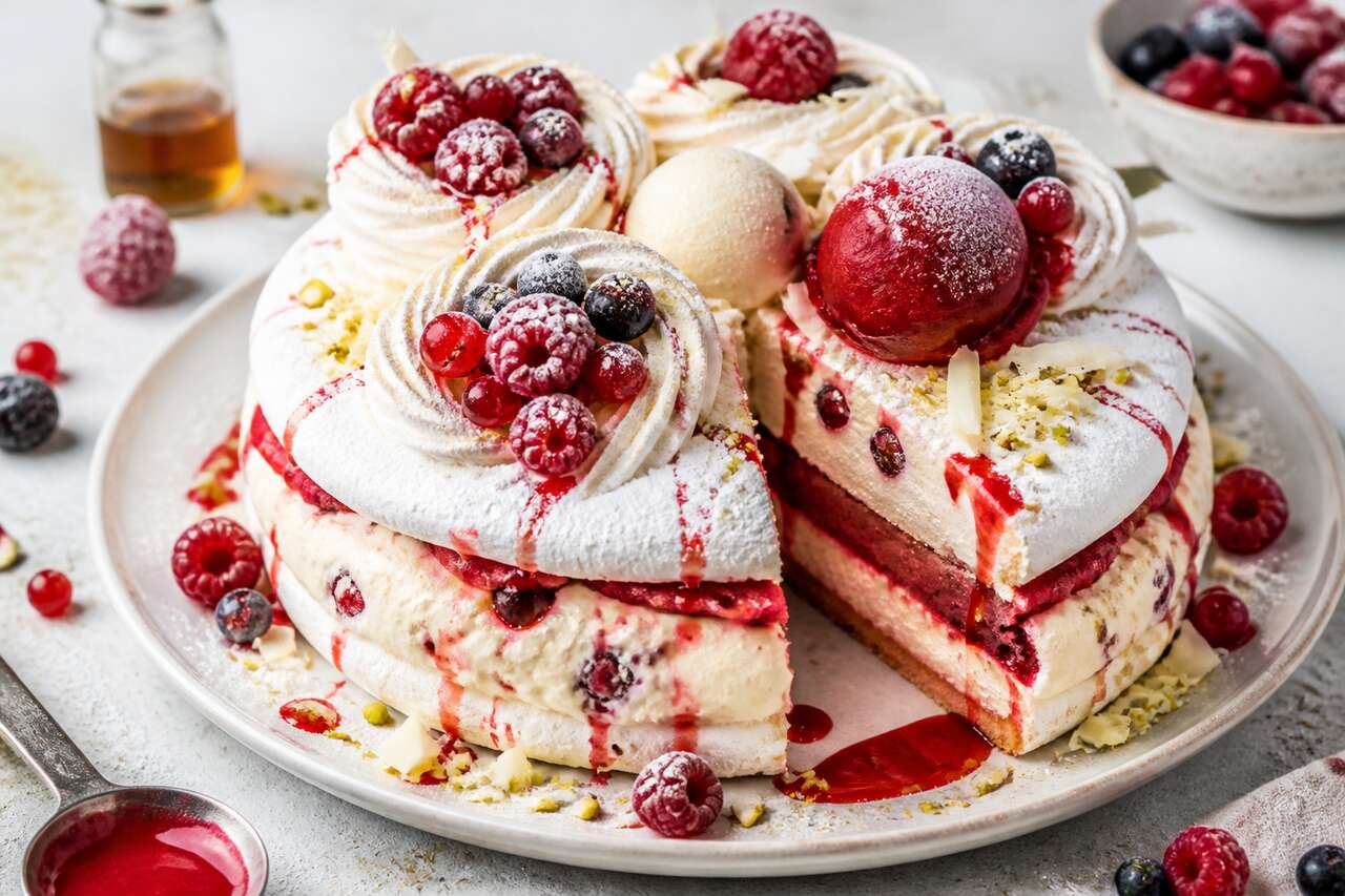Vacherin glacé aux fruits rouges : recette estivale savoureuse