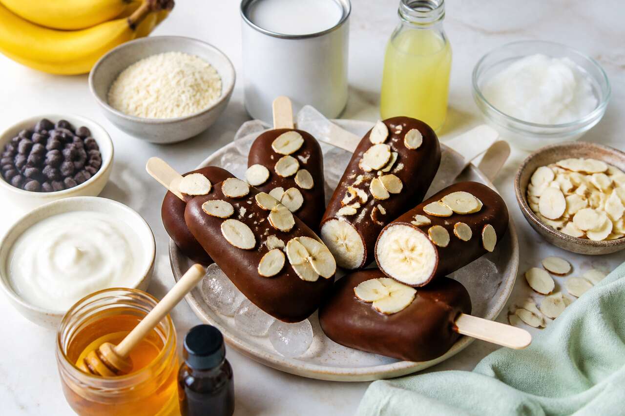 Recette de bâtonnets glacés à la banane : délice estival fait maison