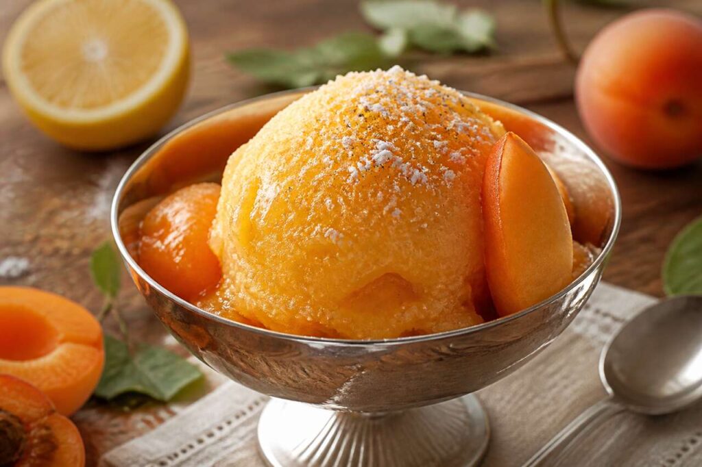 Sorbet abricot express sans sorbetière : recette parfaite